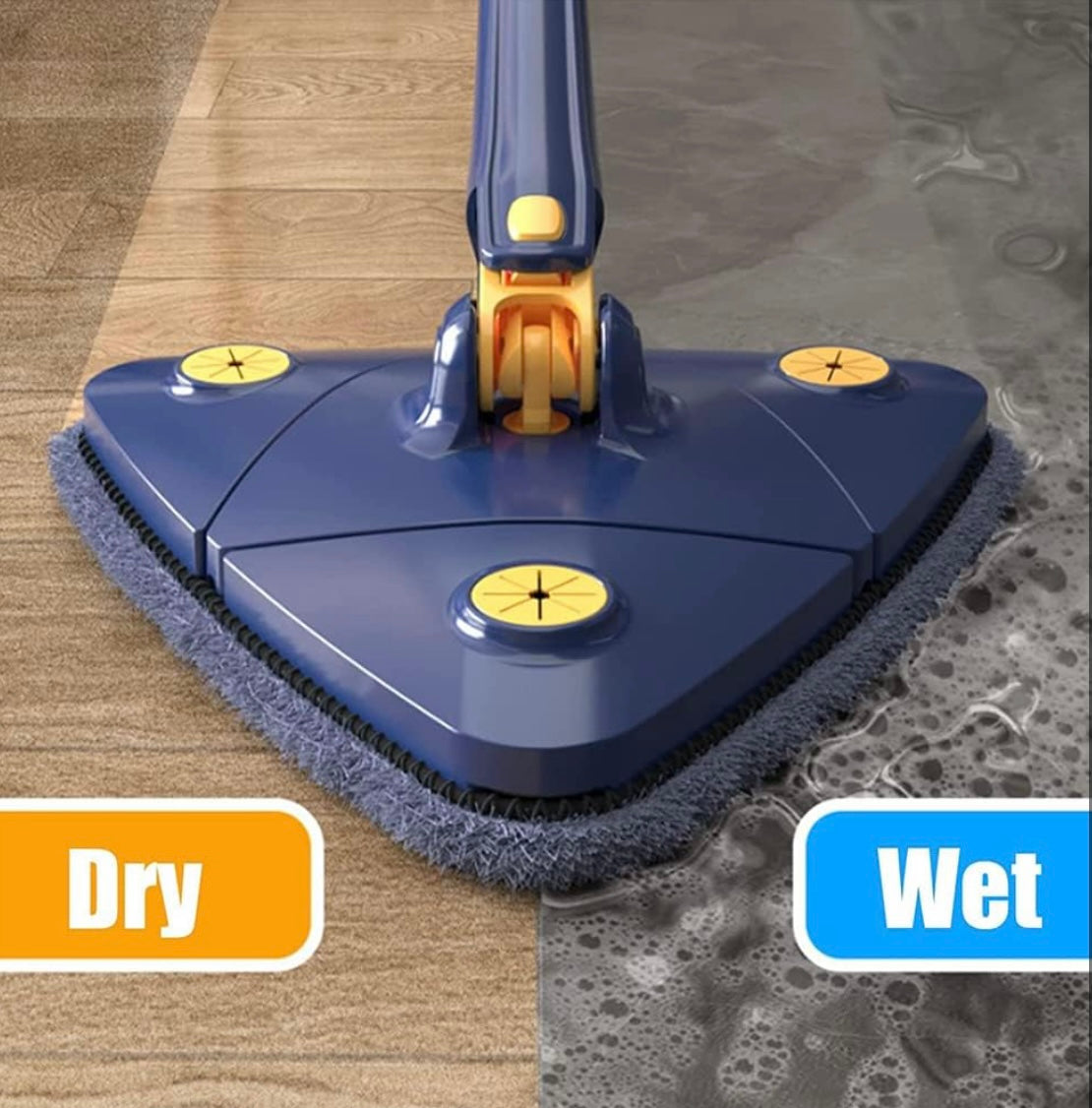 【 本日限定 2台買うと3台目が無料】CleanSpin Mop™️ - 手を汚さず、素早く清潔に✨