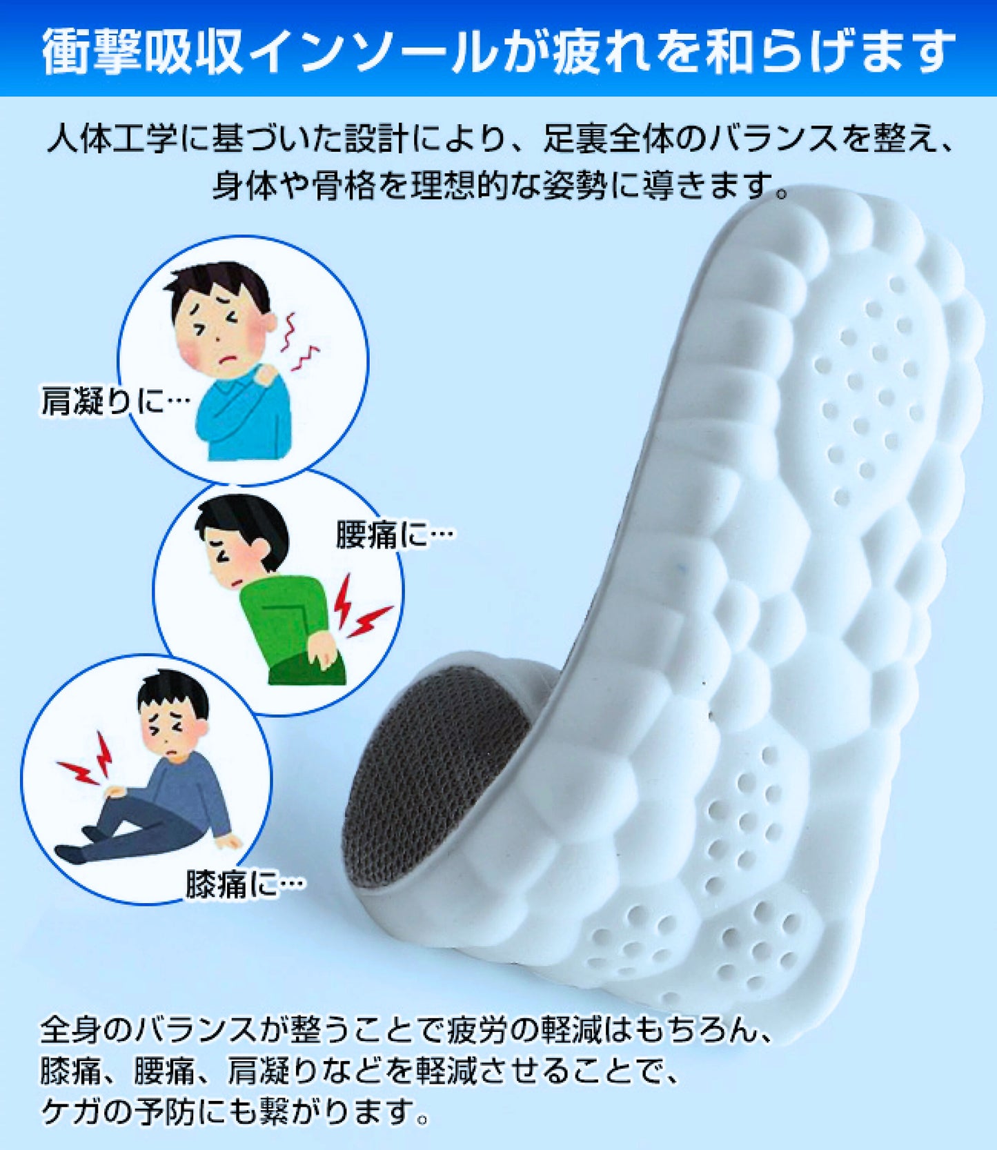 ≪ 残りわずか≫ 4Dソフトワークインソール™️