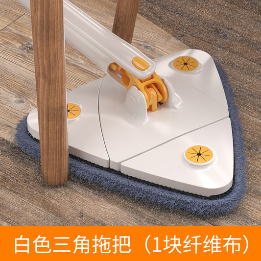 Triangular mop household ceiling cleaning artifact wipe wall tiles wipe glass no hand wash imitation hand twist mop